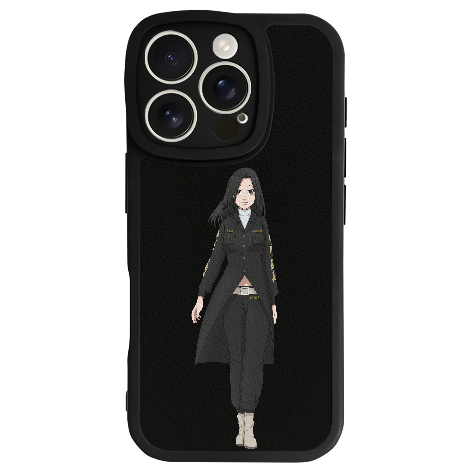 （画像用） 東京リベンジャーズ Tokyo Revengers 【iPhone 16シリーズ対応】シリコンスマホケース（レザー調） 材質：シリコン